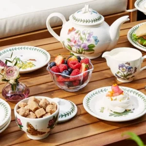 Набір для чайного сервірування Portmeirion Botanic Garden чайник чашки та цукорниця малюнки квітів оригінал виготовлено в Англії