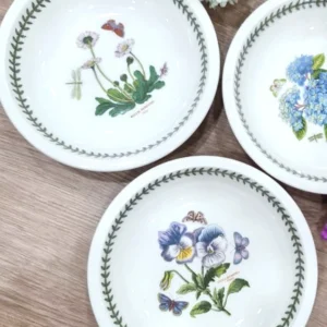 Салатники Portmeirion Botanic Garden прикрашені малюнками квіти та метелики зроблені в Англії
