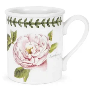 Кавовий кухоль Portmeirion Botanic Roses квітка сортова Троянда лавровий вінок якісний посуд декор виготовлений в Англії якість