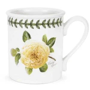 Кавовий кухоль Portmeirion Botanic Roses малюнок сортова Троянда лавровий вінок якісне сервірування виготовлений в Англії декор