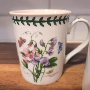 Кухоль чайний Portmeirion Botanic Garden Запашний горошок порцеляна малюнок квіти зовні оригінальний посуд дизайн Англія
