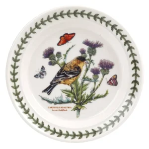 Тарілка десертна Portmeirion Botanic Garden Birds 18см малюнок пташки та квіти англійський преміум посуд виготовлено в Англії