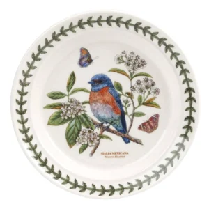 Десертна тарілка Portmeirion Botanic Birds 18см малюнки птахів та лавровий вінок якісний англійський посуд для подачі десертів