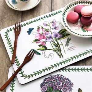 Підставки під гаряче Portmeirion Botanic Garden різні квіти лавровий вінок набір для сервірування дизайн Англія оригінал