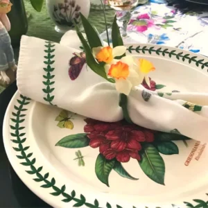 Тарілка Portmeirion Botanic Garden з малюнками Рододендронів та метеликів виготовлена в Англії