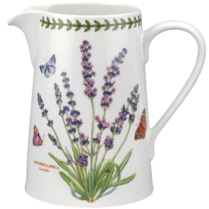 Глечик великий Portmeirion Botanic Garden Лаванда 1.7л висота 21см малюнок квіти та метелики якісна порцеляна дизайн Англія