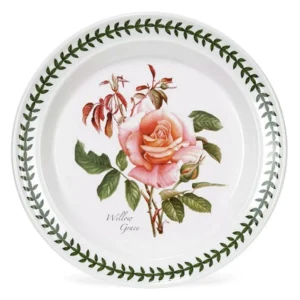 Тарілка Portmeirion Botanic Roses для закусок сортова Троянда 22см лавровий вінок якісний посуд виготовлена в Англії