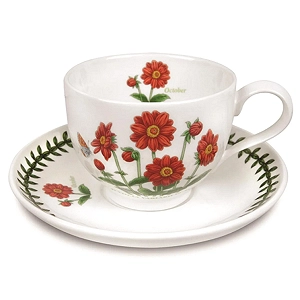 Чашка чайна з блюдцем Portmeirion Botanic Garden зі знижкою купити в Україні