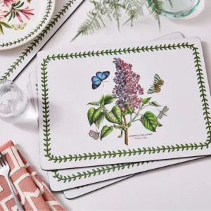 Підставки коркові Portmeirion Botanic Garden 6 штук різні квіти та метелики лавровий вінок сервірування столу дизайн Англія