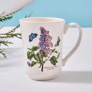 Кухоль великий Portmeirion Botanic Garden Бузок та метелики 450мл оригінальний посуд виготовлено в Англії лавровий вінок