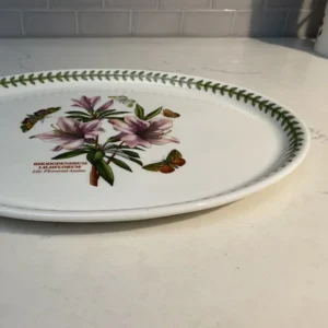 Блюдо велике Portmeirion Botanic Garden Азалія 38см форма для запікання та подачі порцеляна лавровий вінок дизайн Англія