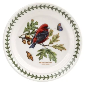 Тарілка для десертів 18см Portmeirion Botanic Garden Birds пташки та квіти англійський посуд виготовлений в Англії