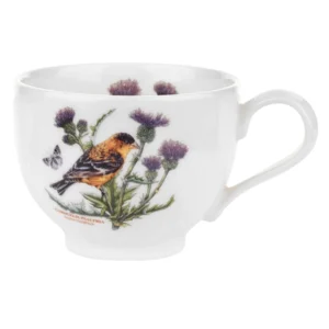 Чашка чайна Portmeirion Botanic Birds з блюдцем 230мл малюнок пташки та квіти англійський преміум посуд для чаювання та подачі