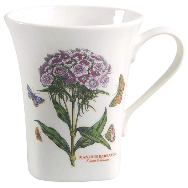 Кухоль великий порцеляновий Portmeirion Botanic Garden малюнок Гвоздика турецька та метелики 480 мл дизайн Англія