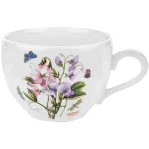 Чашка велика Portmeirion Botanic Garden порцеляна малюнок квіти Запашного горошку та метелики 700 мл дизайн Англія