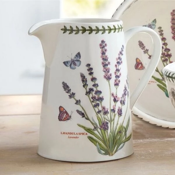Глечик великий Portmeirion Botanic Garden малюнок квіти Лаванди та метелики 1,7 л зроблений в Англії