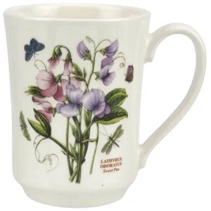 Кухоль великий Portmeirion Botanic Garden з малюнком метелика та Запашного горошку виготовлений в Англії
