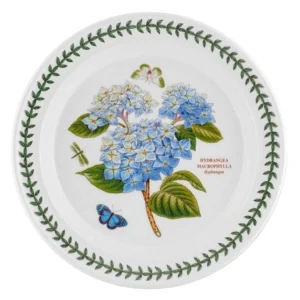 Тарілка столова Portmeirion Botanic Garden з квітковим мотивом Гортензія та лавровим обідком 27см Англія