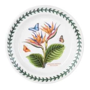 Тарілка десертна Portmeirion Exotic Botanic Garden 18 см зі стрелітцією та лавровим вінком виготовлена в Англії