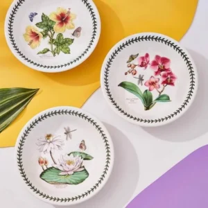 Тарілки для пасти Portmeirion Exotic Botanic Garden з різними малюнками тропічних квітів вишукано прикрасять ваш обідній стіл