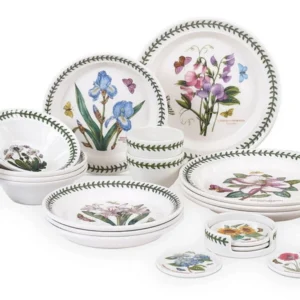 Посуд Portmeirion Botanic Garden з різними квітковими малюнками виготовлений в Англії та принесе особливу естетику під час чаювання
