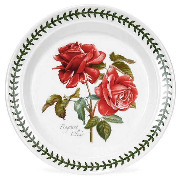 Тарілка Portmeirion Botanic Roses для закусок малюнок Троянда і лавровий вінок якісний посуд виготовлений в Англії